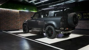 Dubai Land Rover Defender in Grey Dealership