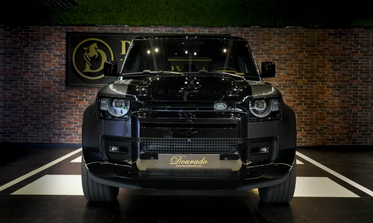 Land Rover Defender in Grey Dubai Dealership