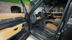 Land Rover Defender in Grey Luxury car for sale in Dubai