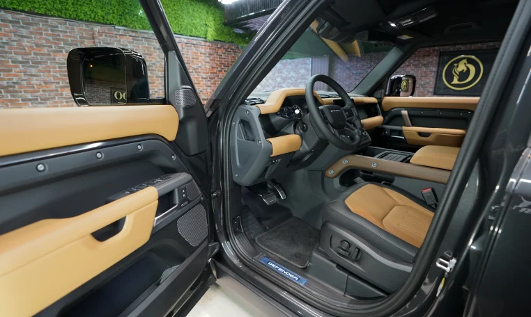 Land Rover Defender in Grey Luxury car for sale in Dubai