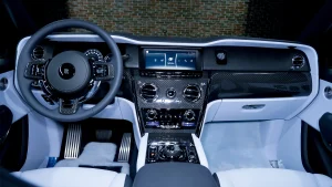 Rolls Royce Cullinan Blue Dealership in UAE