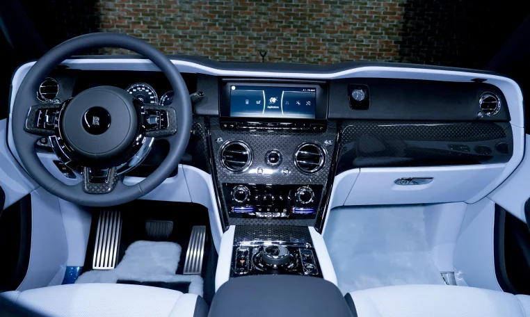 Rolls Royce Cullinan Blue Dealership in UAE