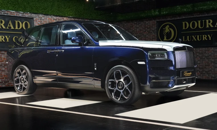 Buy Rolls Royce Cullinan Blue in UAE