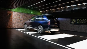 Buy Rolls Royce Cullinan Blue Car in Dubai
