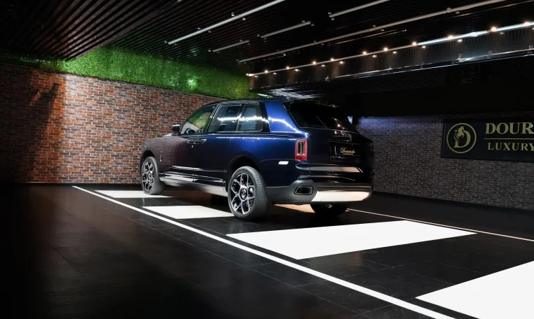 Buy Rolls Royce Cullinan Blue Car in Dubai