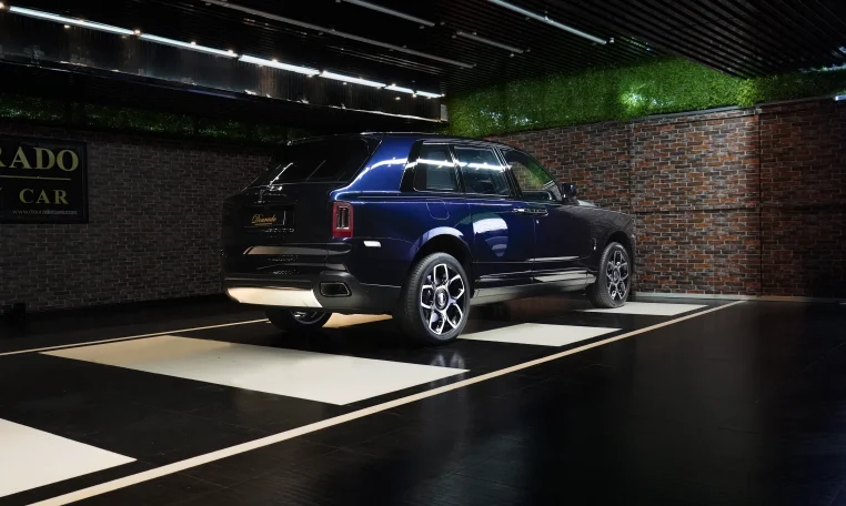 Buy Rolls Royce Cullinan Blue Exotic Car in Dubai