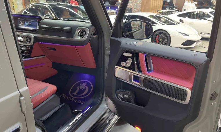 Mercedes g63 in Gray Car for Sale in Dubai