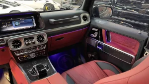 Mercedes g63 in Gray Dealership in Dubai UAE