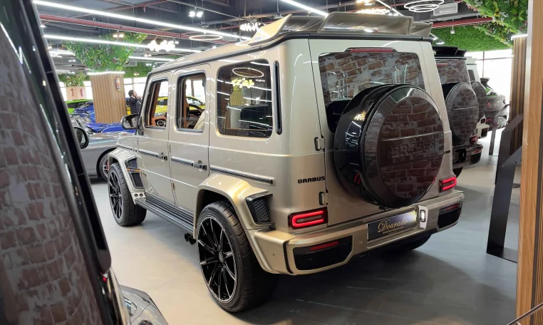 Mercedes g63 brabus car Showroom