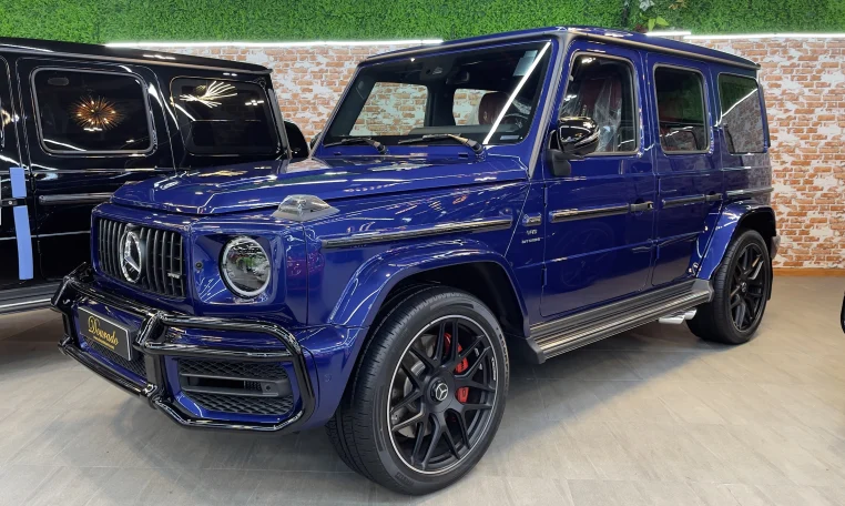 MERCEDES G-63 in Blue Super Car for Sale in Dubai