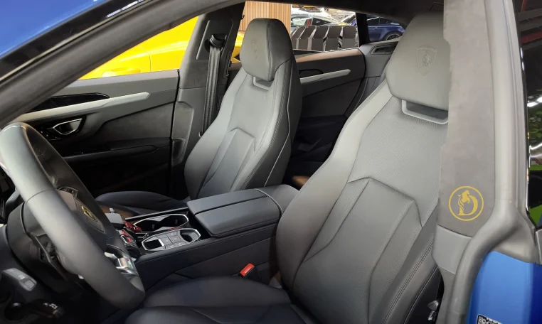 Lamborghini URUS Blue Dealership in Dubai