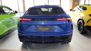 Lamborghini URUS Blue Car Dealership in Dubai