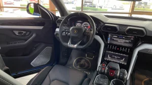 Lamborghini URUS Blue Exotic Car Dealership in UAE