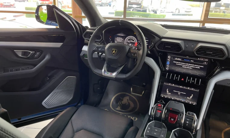 Lamborghini URUS Blue Exotic Car Dealership in UAE