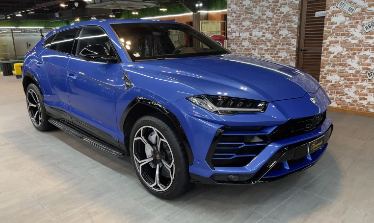 Buy Lamborghini URUS Blue Super Car in Dubai