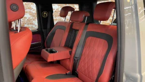 Mercedes g63 in Gray Exotic Car Dealership in Dubai