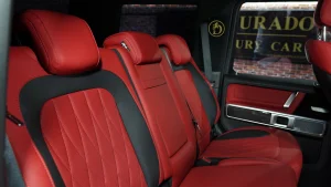 MERCEDES G-63 in Blue Car Dealership in UAE