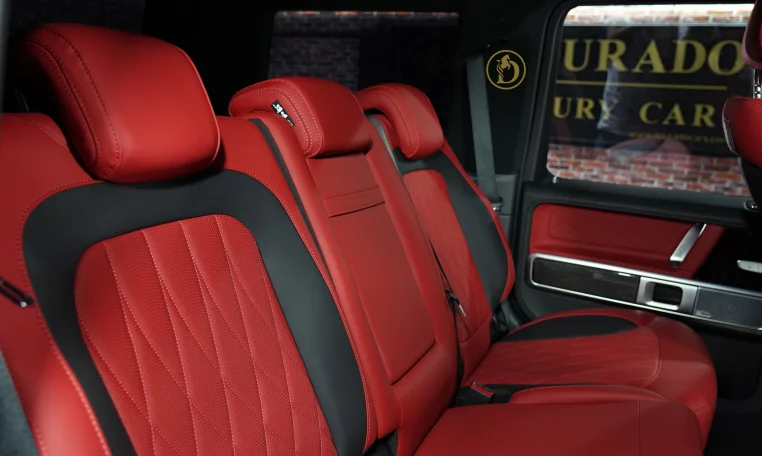 MERCEDES G-63 in Blue Car Dealership in UAE