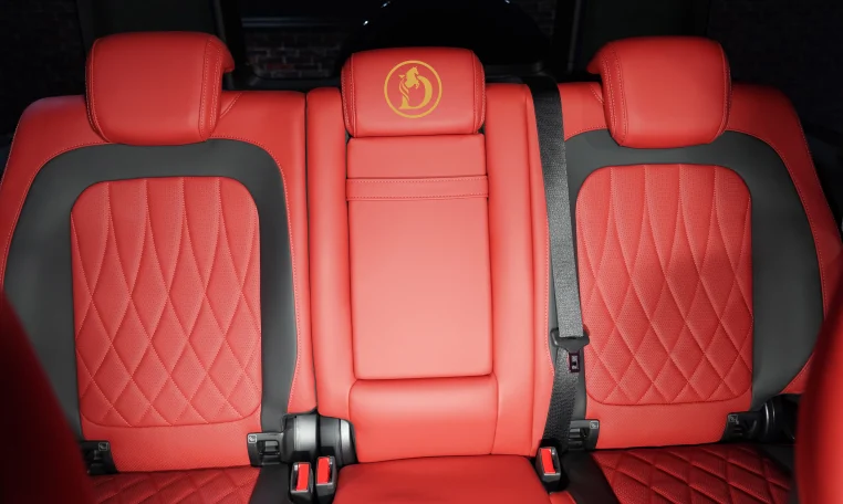 MERCEDES G-63 in Blue Exotic Car Dealership in UAE