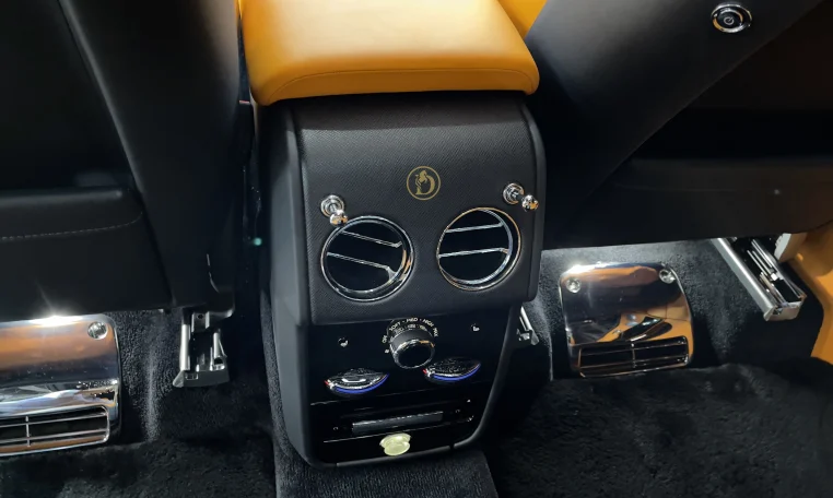 Rolls Royce Cullinan in Black Super Car Dealership in Dubai