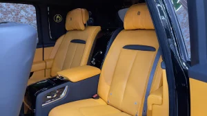 Rolls Royce Cullinan in Black Exotic Car Dealership in Dubai