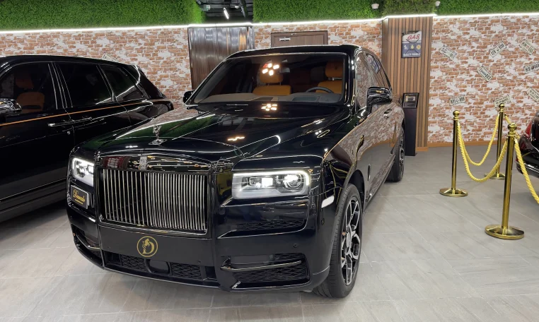 Buy Rolls Royce Cullinan in Black in Dubai UAE