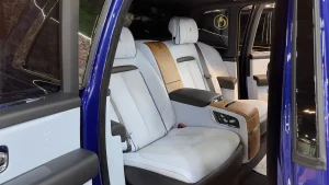 Rolls Royce Cullinan 2019 in Blue Car for Sale in Dubai
