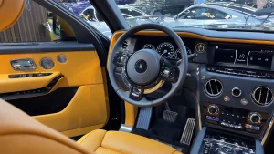 Rolls Royce Cullinan in Black Dealership in Dubai