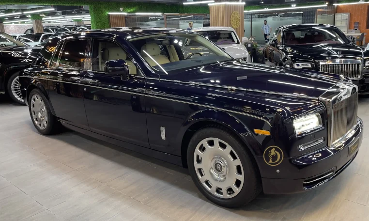 Buy Rolls Royce Phantom Dark Blue Super Car in Dubai