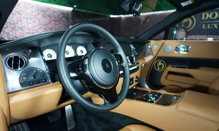 Rolls Royce Wraith in Dark Grey Car Dealership in Dubai