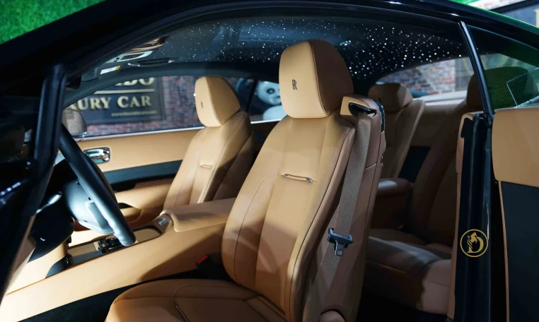 Rolls Royce Wraith in Dark Grey Exotic Car Dealership in Dubai