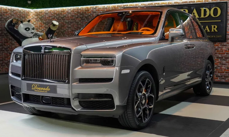 Rolls Royce Cullinan Grey Metallic Car for Sale in Dubai