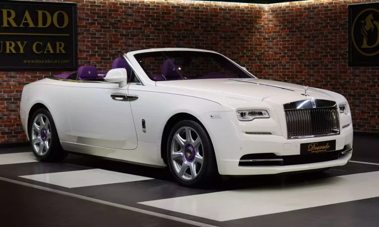Rolls Royce Dawn in White Car for Sale in Dubai