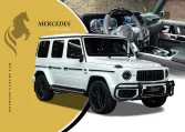Mercedes G 63 Double Night Package White Exterior