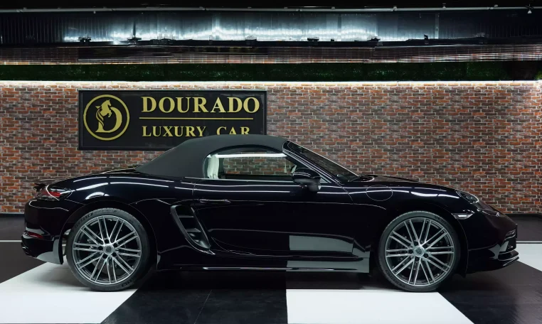 Porsche 718 Boxster Black Car Store