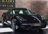 Porsche 718 Boxster Black super Car in Dubai UAE