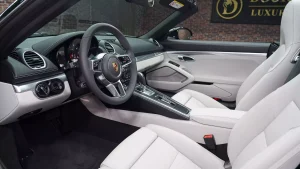 Porsche 718 Boxster Exotic Car Showroom