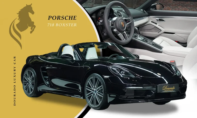 porsche 718 boxster Black for Sale