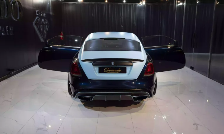 Rolls Royce Wraith Onyx Concept Midnight Sapphire Car Dealership in Dubai