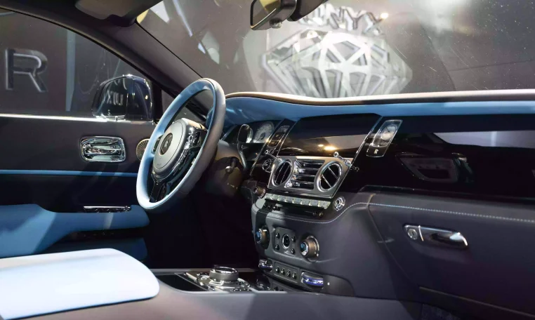 Rolls Royce Wraith Onyx Concept Midnight Sapphire Luxury Car Dealership in Dubai