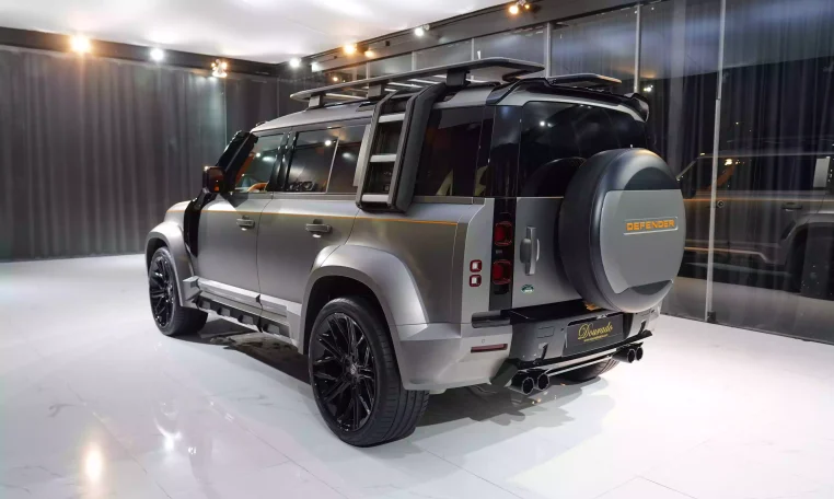Land Rover Defender Lumma CLR LD Silicon Silver Matte Exotic Car Dealership Dubai UAE