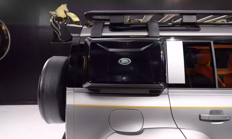 Buy Land Rover Defender Lumma CLR LD Silicon Silver Matte Exotic Car Dubai