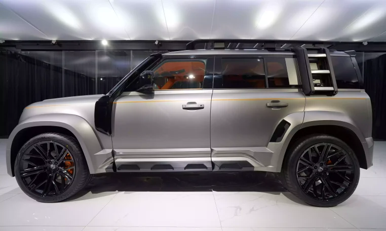 Land Rover Defender Lumma CLR LD Silicon Silver Matte Luxury Car for sale in Dubai
