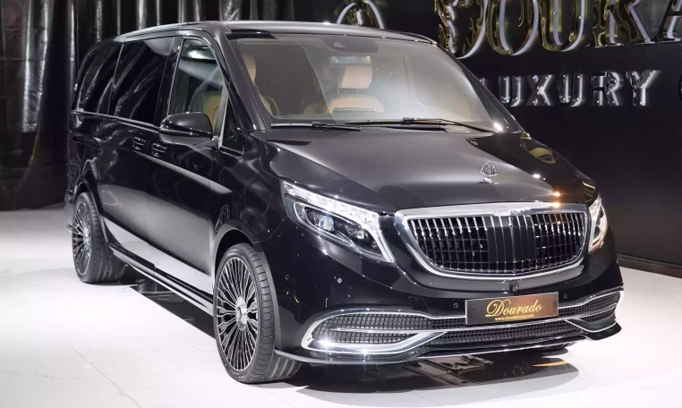 Mercedes-Benz V250D LWB Maybach Kit 2023 Black for Sale in Dubai UAE
