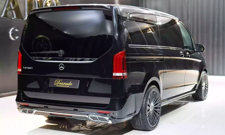 Mercedes-Benz V250D LWB Maybach Kit 2023 Black Car for Sale in Dubai