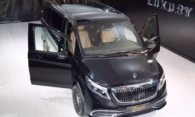 Mercedes-Benz V250D LWB Maybach Kit 2023 Black Luxury Car for Sale in Dubai