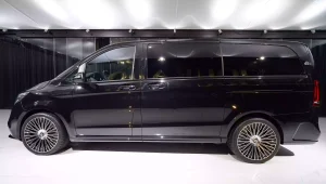 Mercedes-Benz V250D LWB Maybach Kit 2023 Black Dealership in Dubai