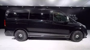 Mercedes-Benz V250D LWB Maybach Kit 2023 Black Dealership in Dubai UAE