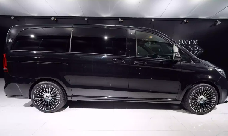 Mercedes-Benz V250D LWB Maybach Kit 2023 Black Dealership in Dubai UAE