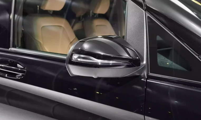 Mercedes-Benz V250D LWB Maybach Kit 2023 Black Car Dealership in Dubai